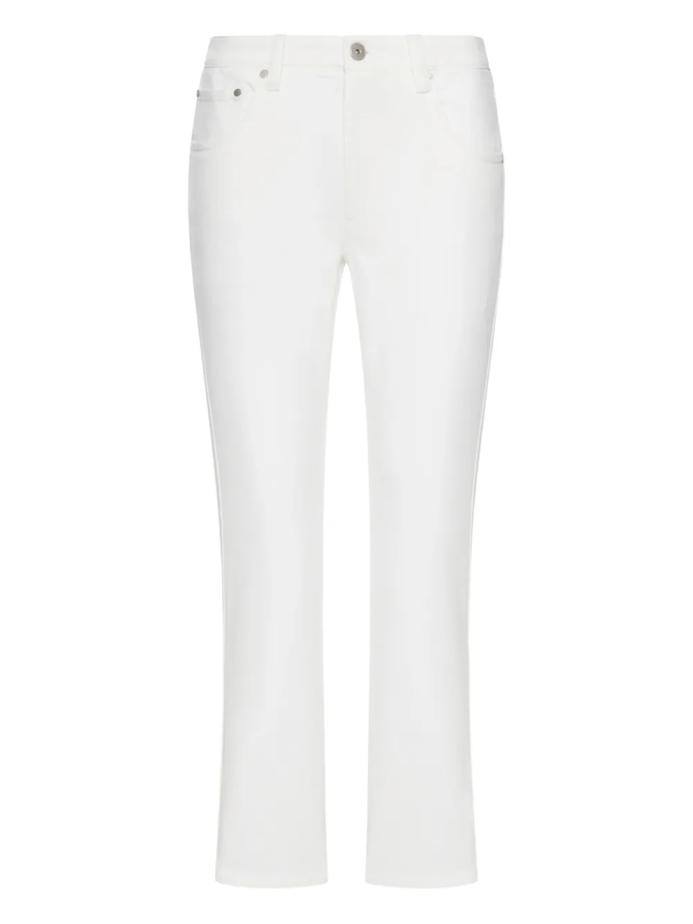 Brunello Cucinelli logo-patch jeans | White | Image 1