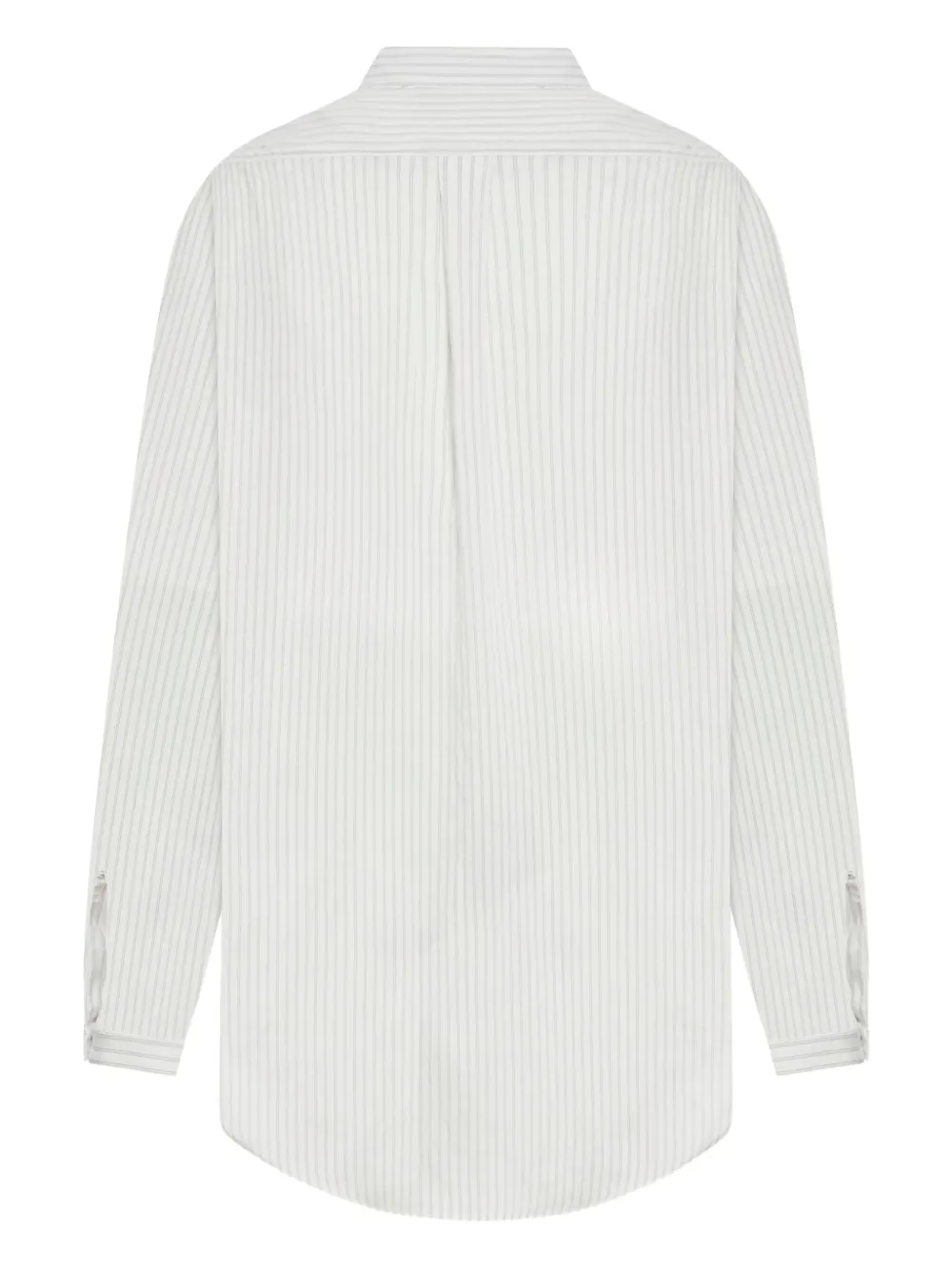 Seafarer collared striped shirt - Wit