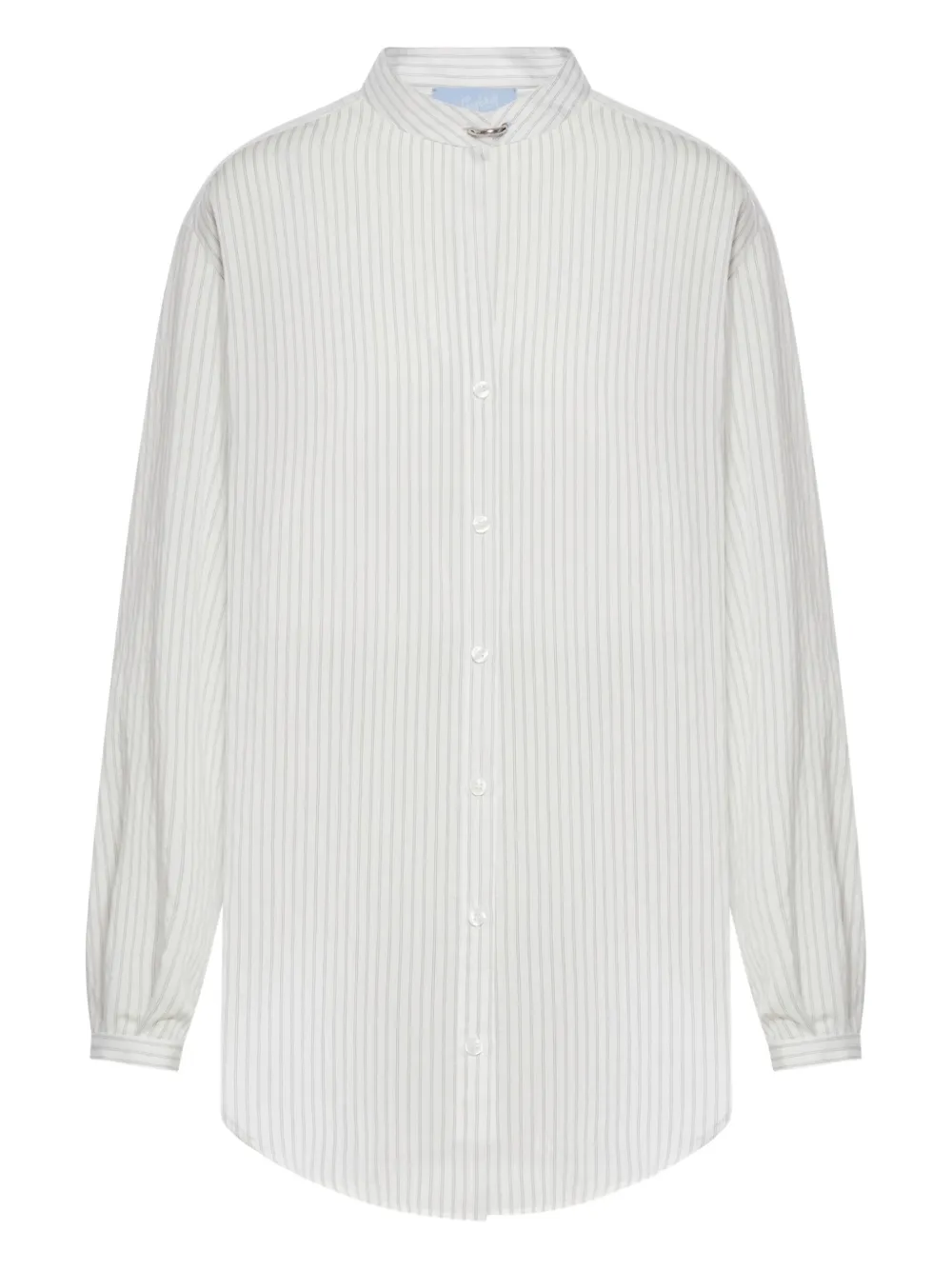 collared striped shirt