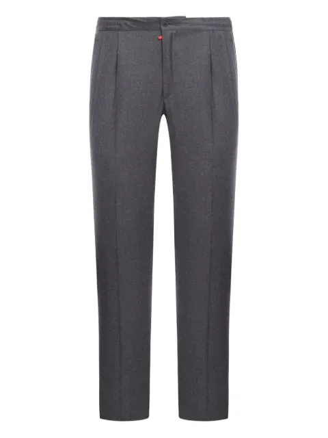 Kiton dart-detailed tailored trousers