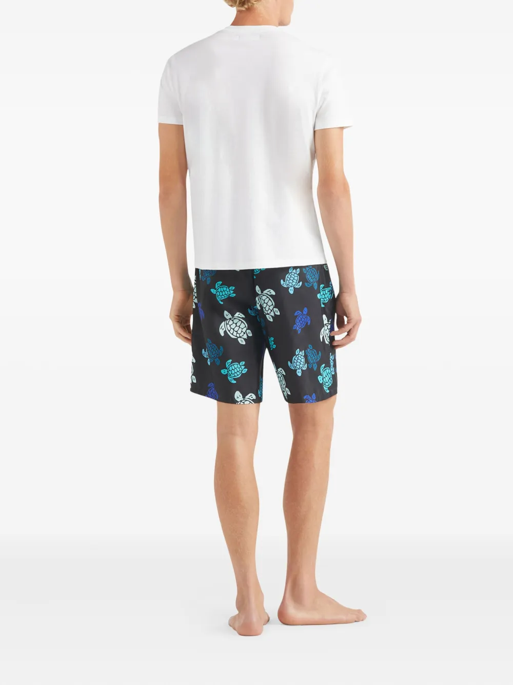 Vilebrequin turtle print cotton T-shirt - Wit