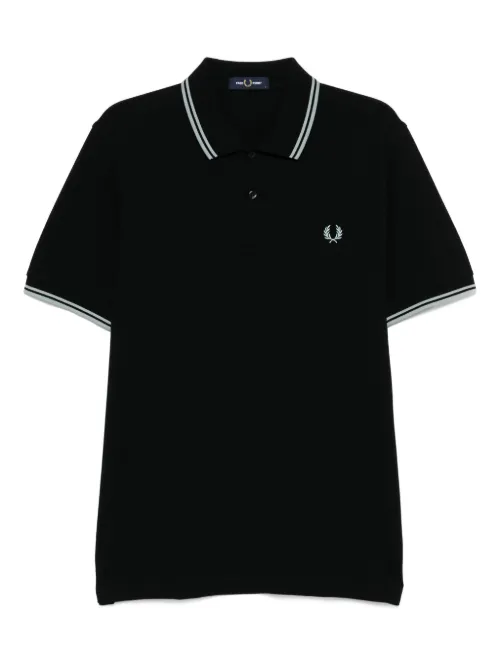 Polo à bords rayés - Fred Perry - Modalova
