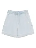CHOCOOLATE logo-patch shorts - Blue