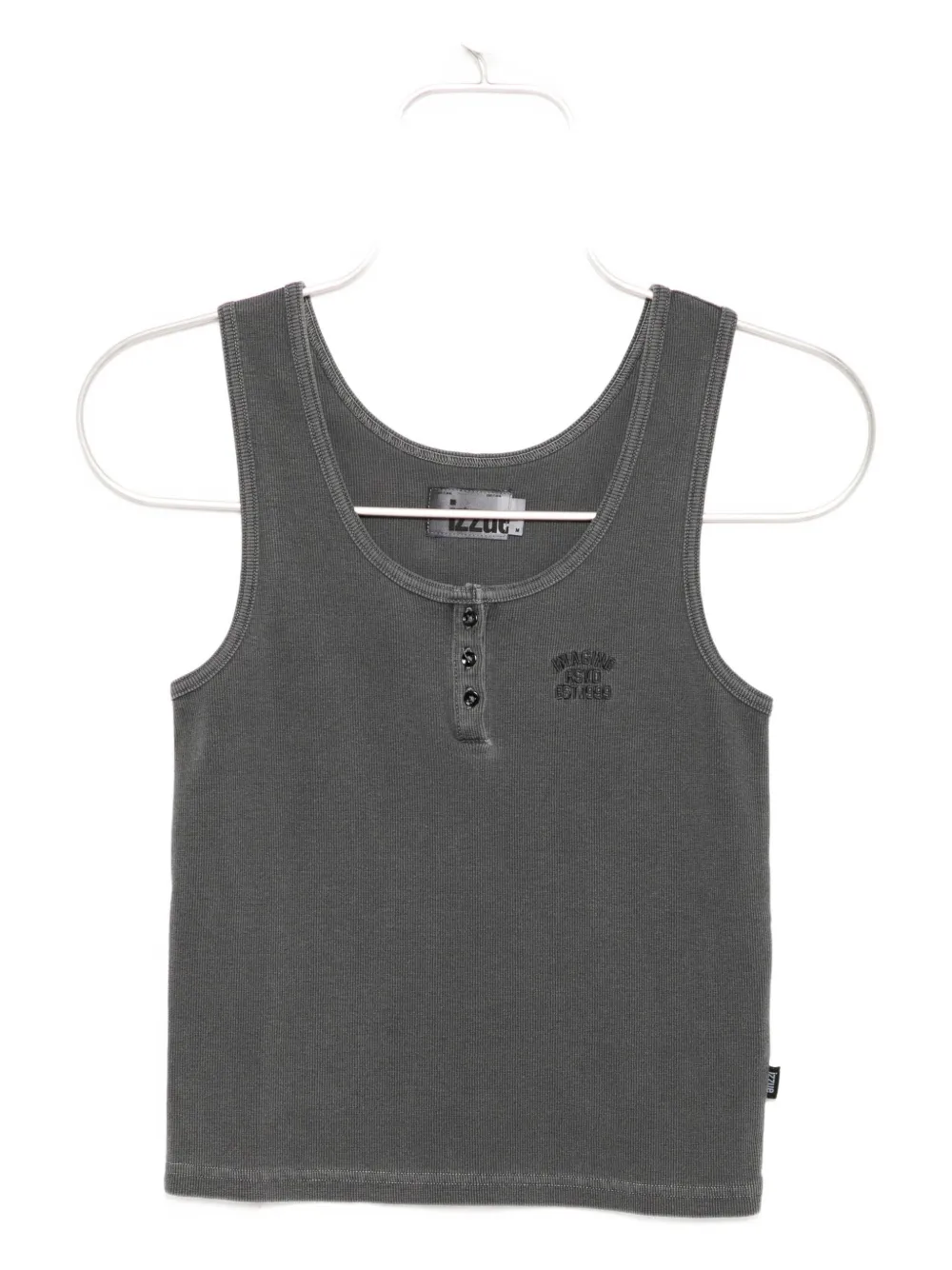Izzue Henley tanktop Grijs