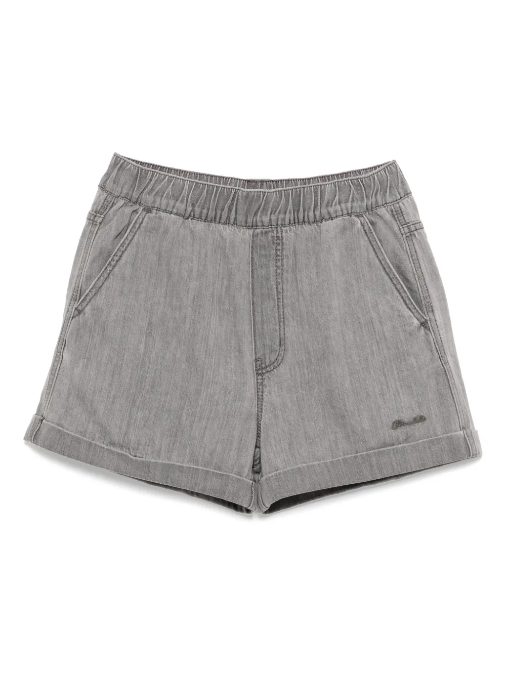 CHOCOOLATE logo-embroidered shorts | gris | Image 1