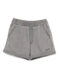 CHOCOOLATE logo-embroidered shorts - Grey