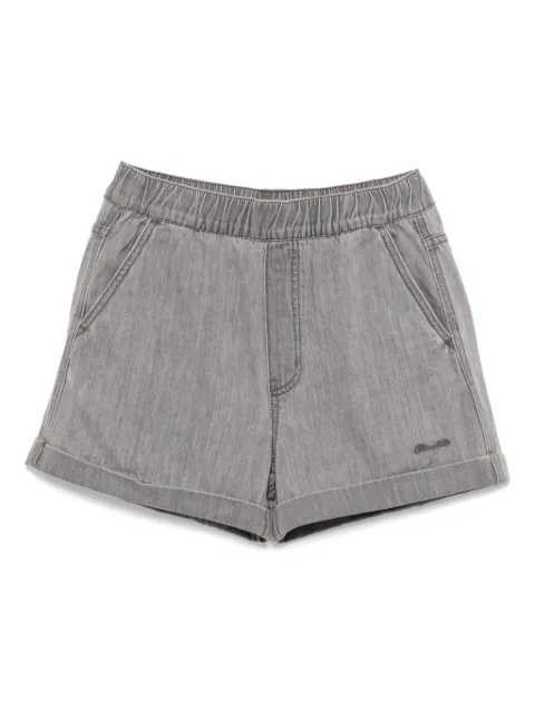 CHOCOOLATE logo-embroidered shorts