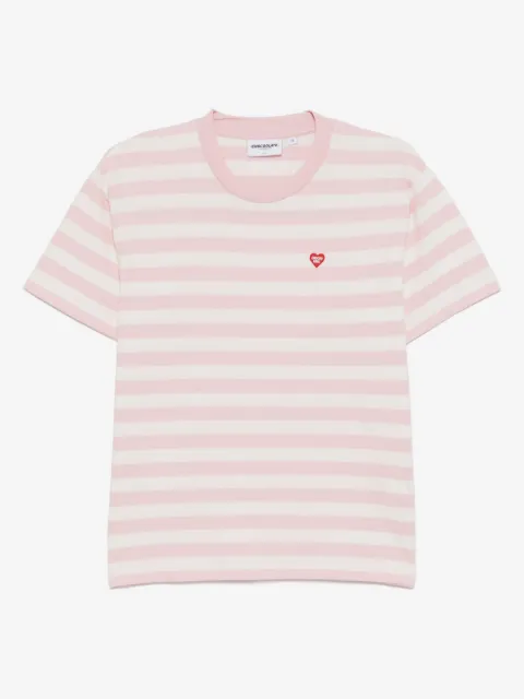 CHOCOOLATE playera con logo y motivo de rayas