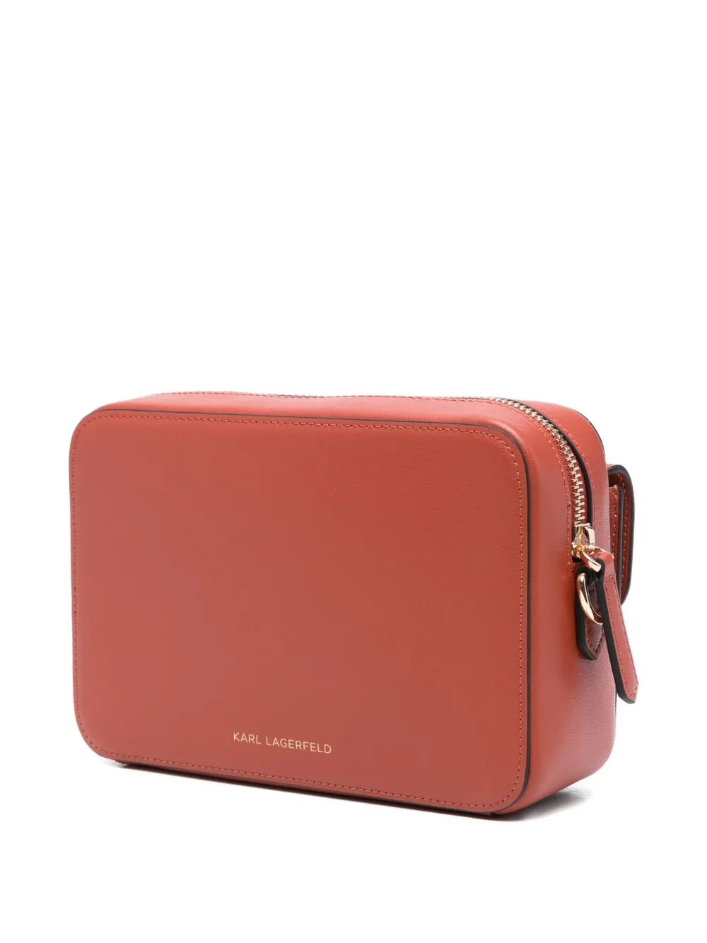 Karl Lagerfeld K Autograph crossbodytas met hangslot Rood