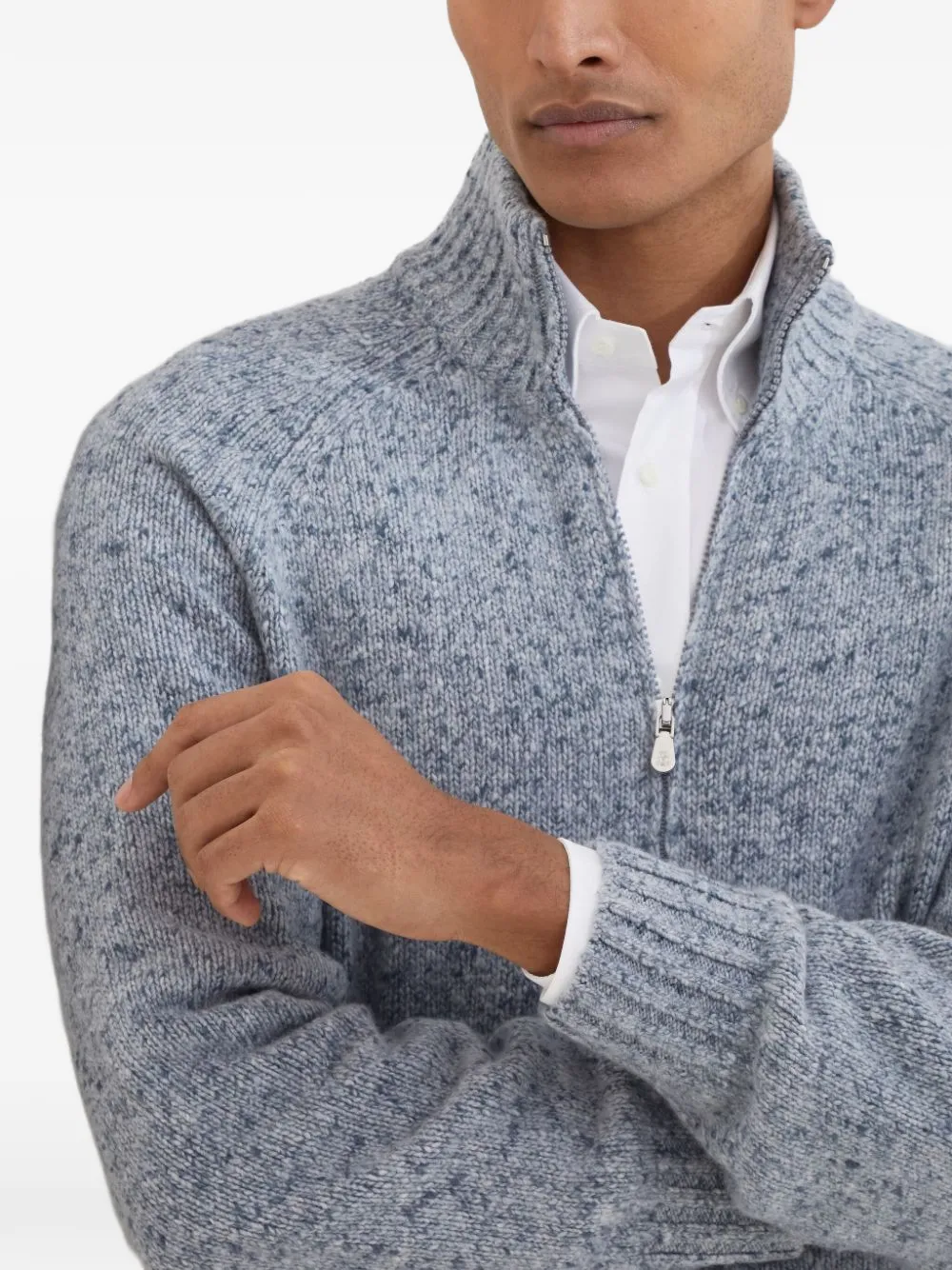 Brunello Cucinelli カシミア カーディガン | ブルー | FARFETCH JP