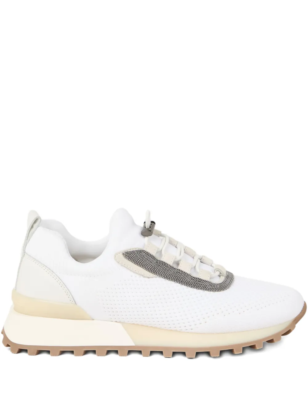 Brunello Cucinelli Monili chain-detail sneakers White