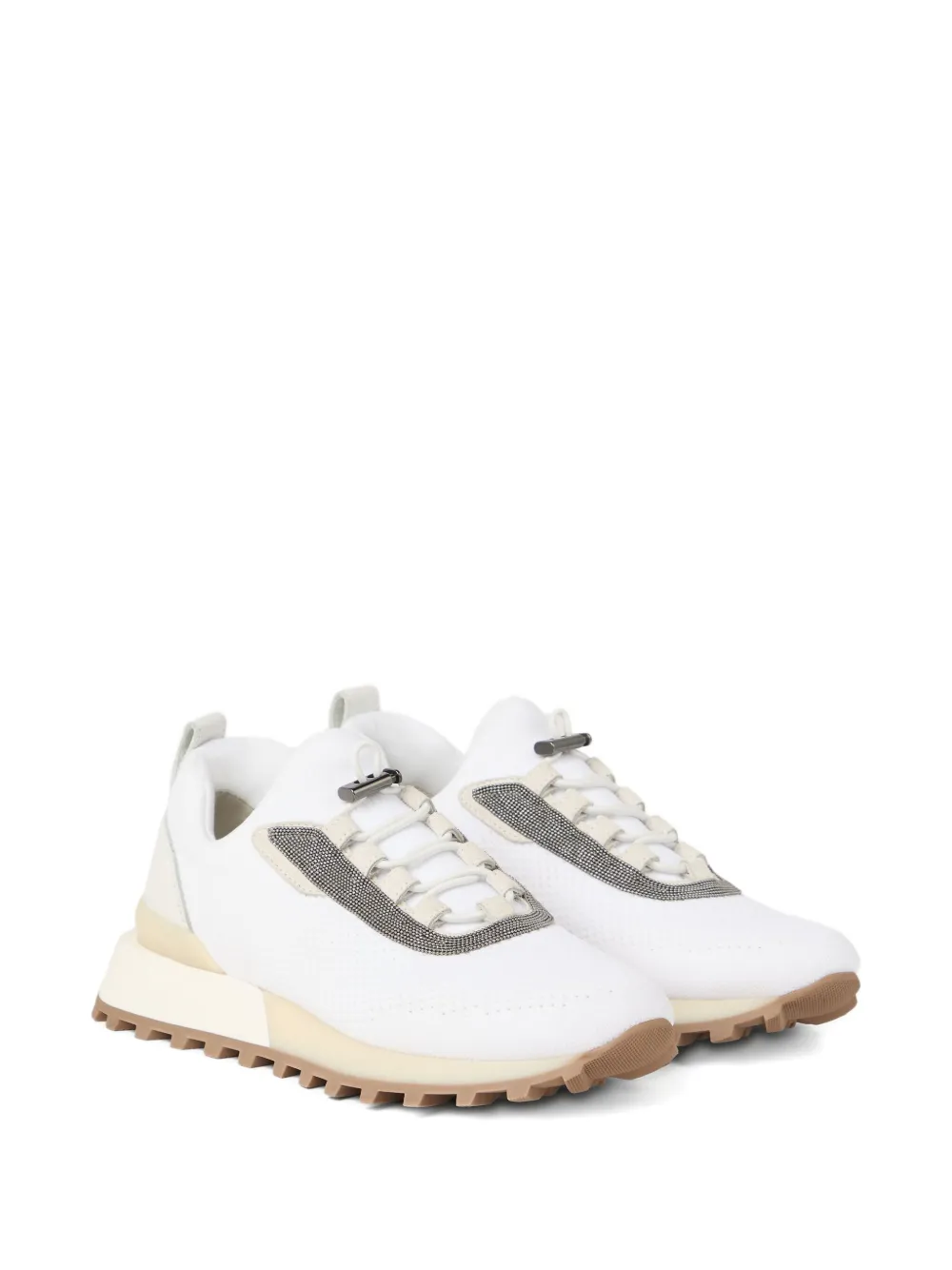Brunello Cucinelli Monili chain-detail sneakers White