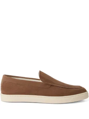 Brunello Cucinelli スエード ローファー | ブラウン | FARFETCH JP
