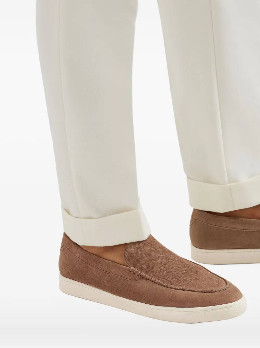 Brunello Cucinelli Round Toe Loafers
