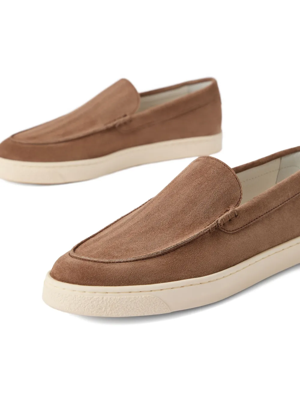 Brunello Cucinelli suede loafers Brown