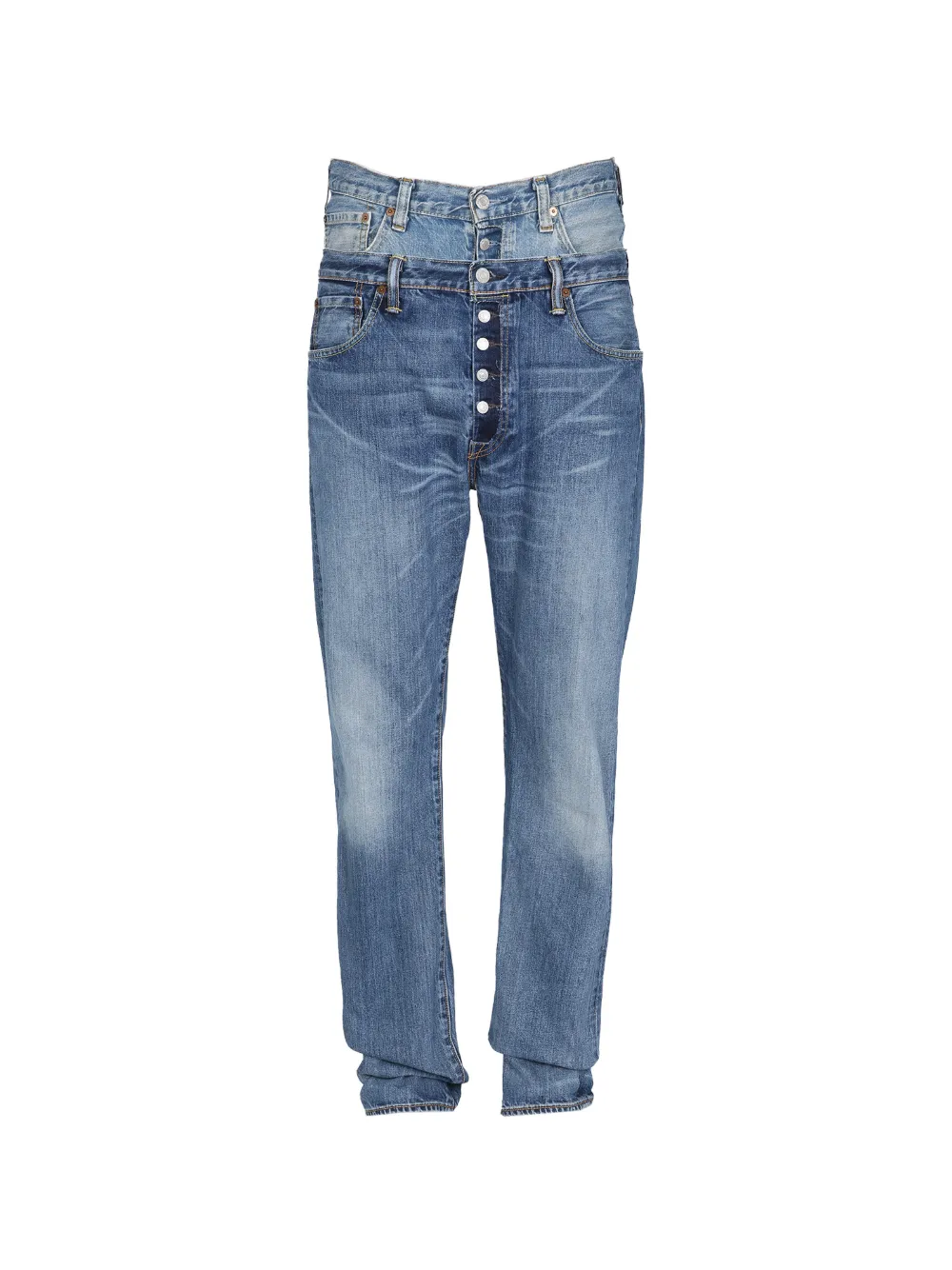 1/OFF Jeans con bottoni - Blu