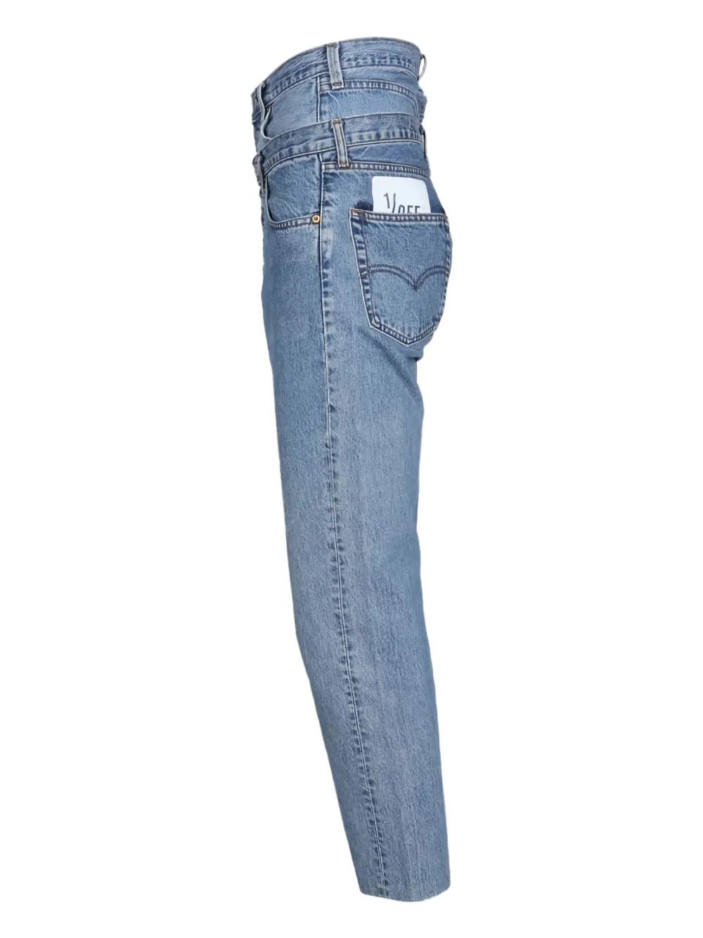 Buttoned Denim Jeans