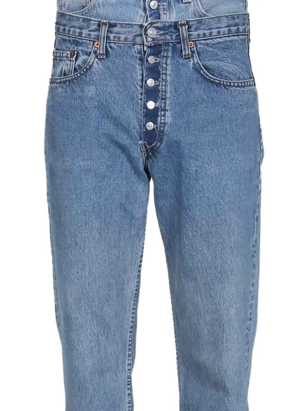Buttoned Denim Jeans