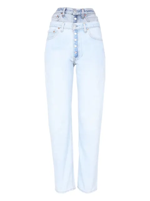 1/OFF buttoned denim jeans