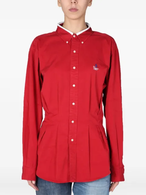 1/OFF buttoned pleated shirt
