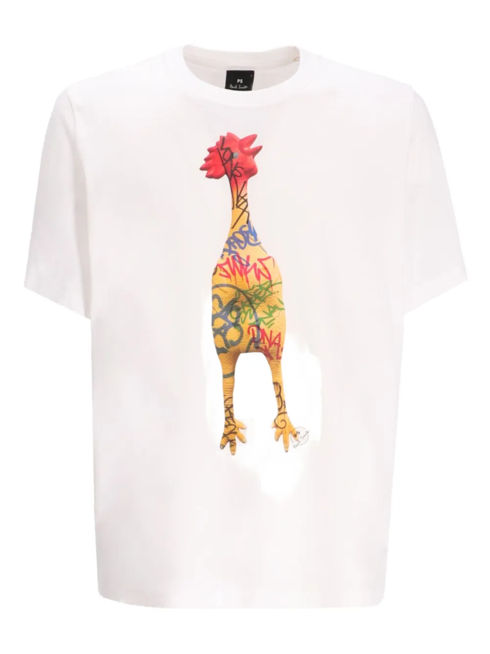 Paul Smith Rubber Chicken-print T-shirt | White | Image 1