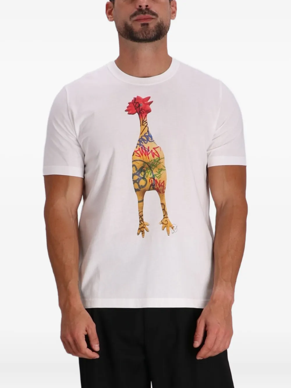 Paul Smith Rubber Chicken-print T-shirt | T-Shirts | Image 2