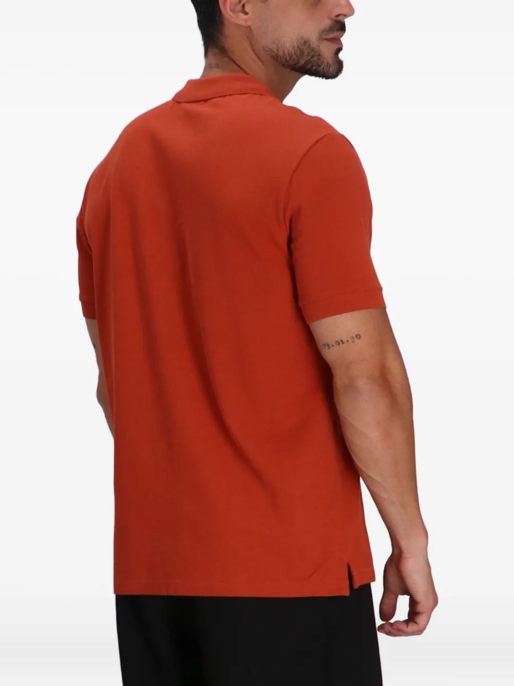Paul Smith Poloshirt met zebrapatch Rood