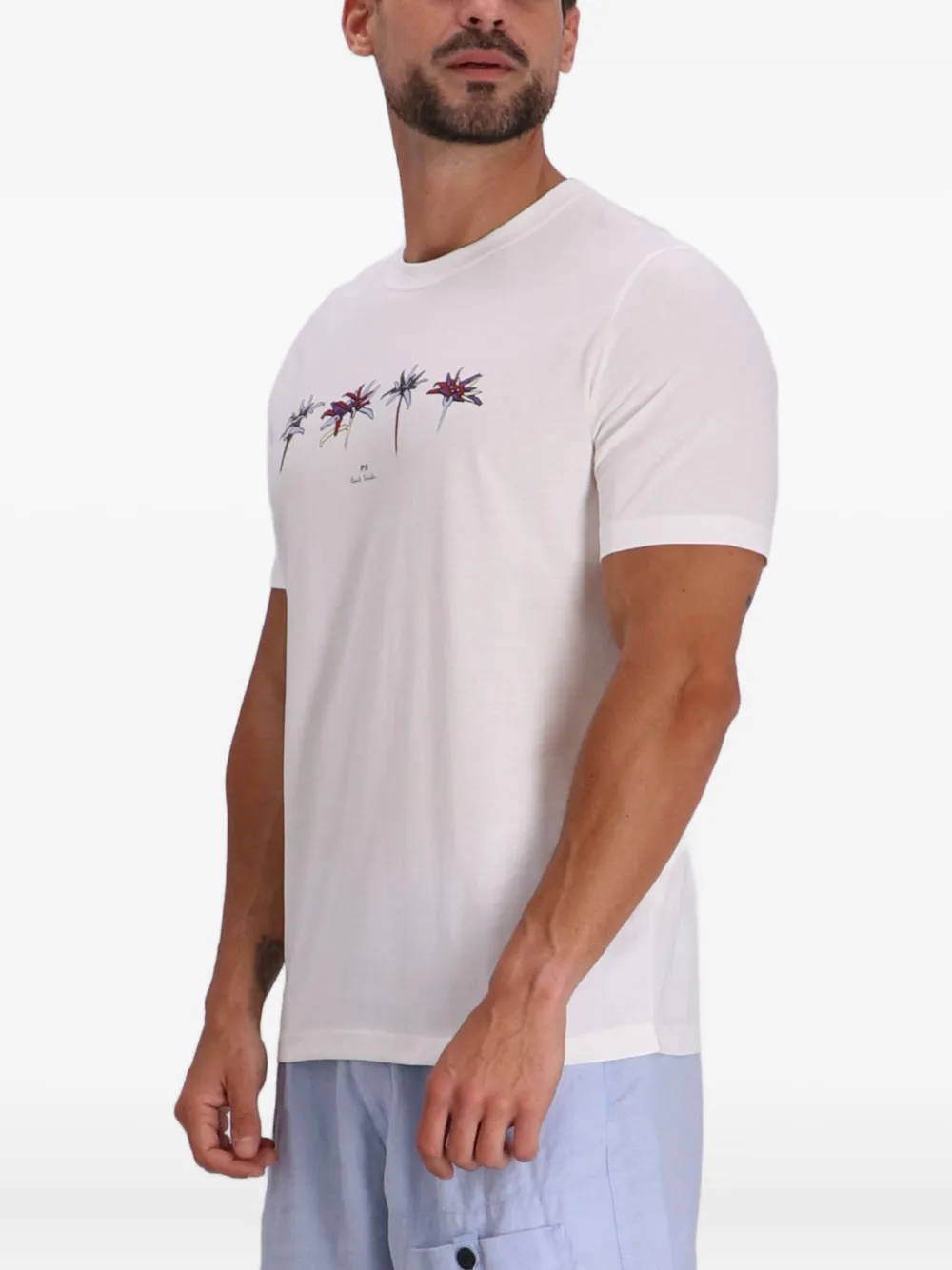 Paul Smith T-shirt met print Wit