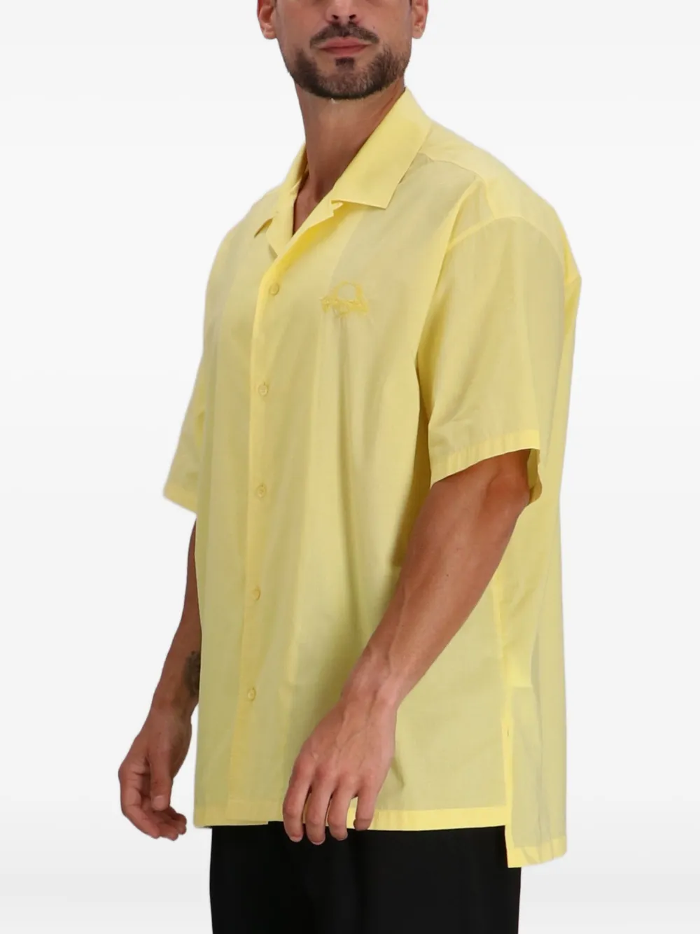 Moschino Overhemd met korte mouwen Geel