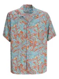 Paul Smith graphic-print shirt - Blue
