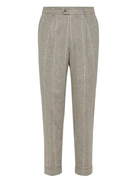 Brunello Cucinelli pantalon à rayures