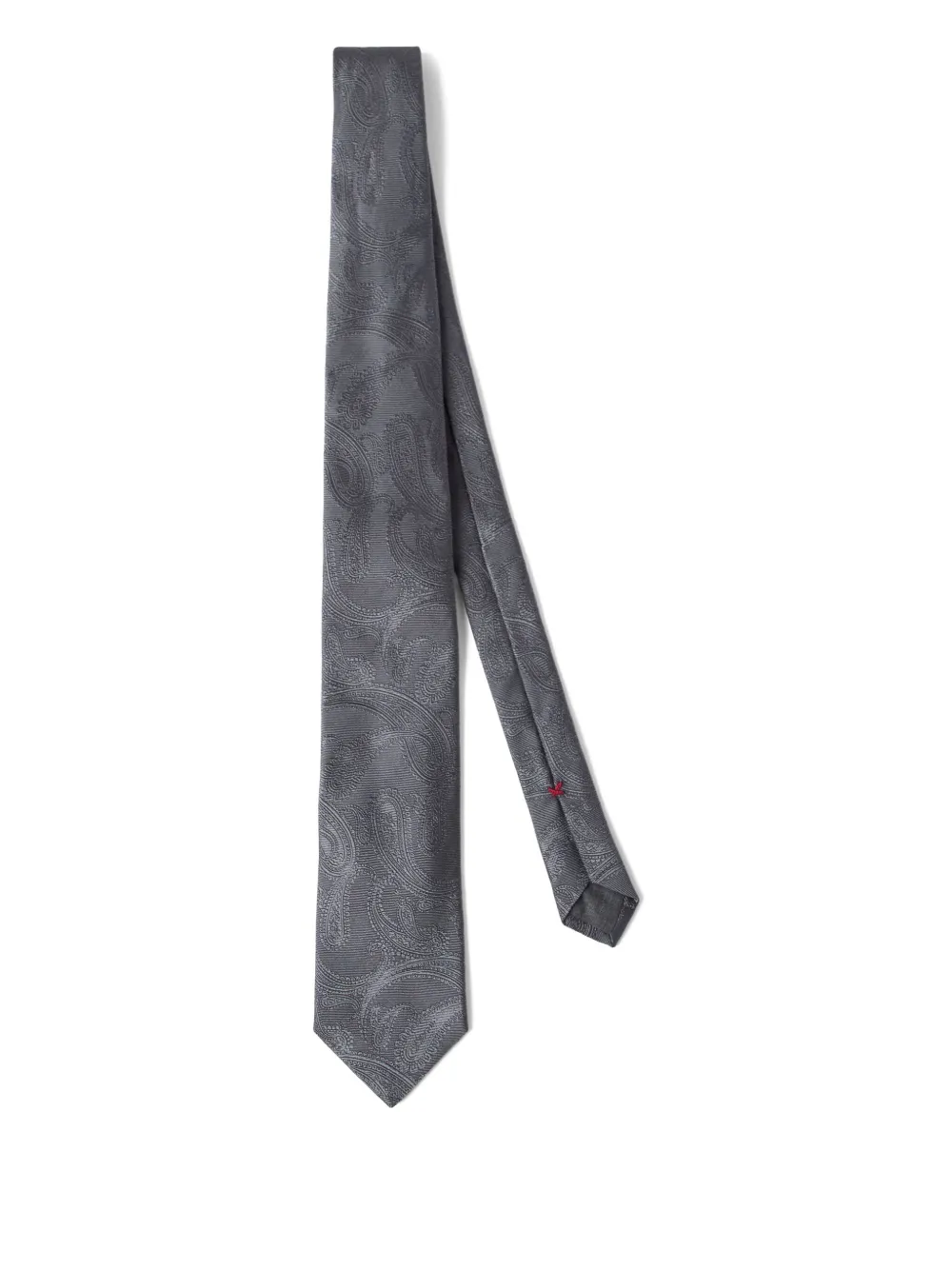 Brunello Cucinelli ペイズリー ネクタイ | グレー | Image 1