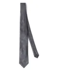 Brunello Cucinelli paisley-jacquard tie - Grey