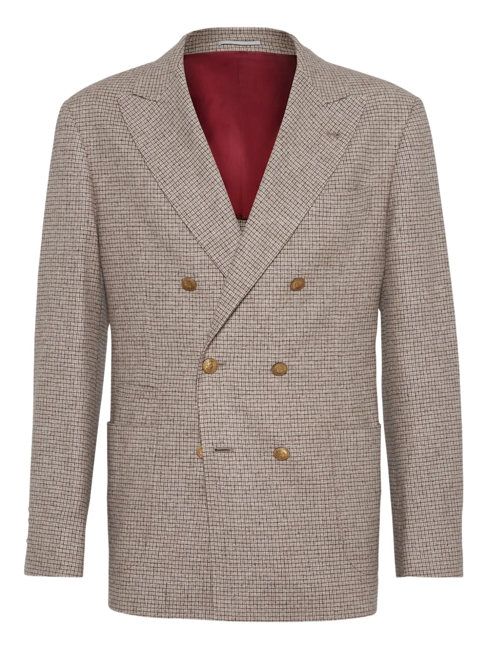 Brunello Cucinelli Flannel blazer | Brown | Image 1