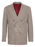 Brunello Cucinelli Flannel blazer - Brown