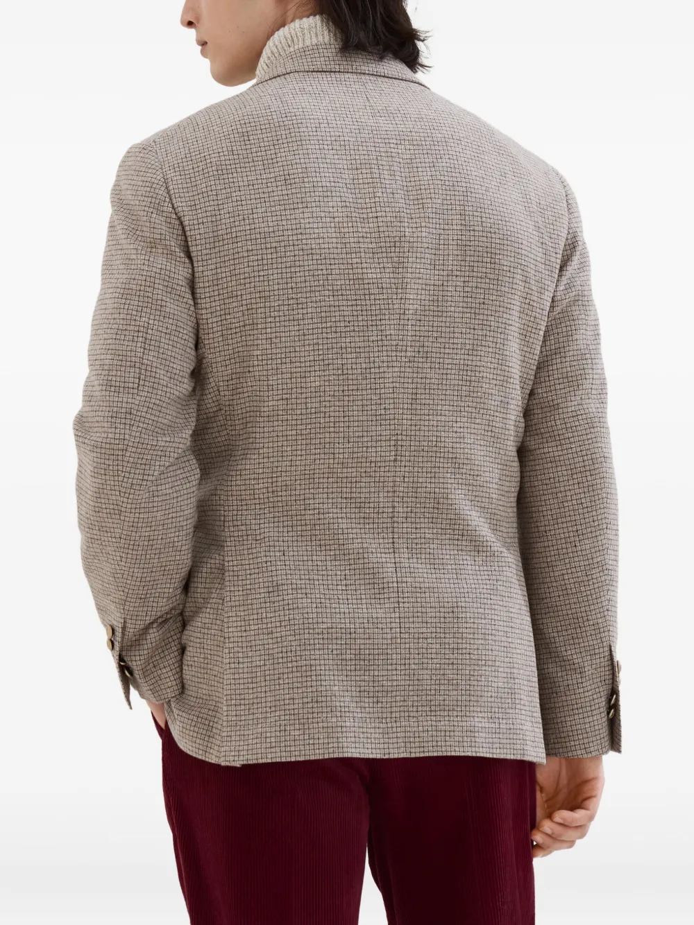 Brunello Cucinelli Flannel blazer Bruin