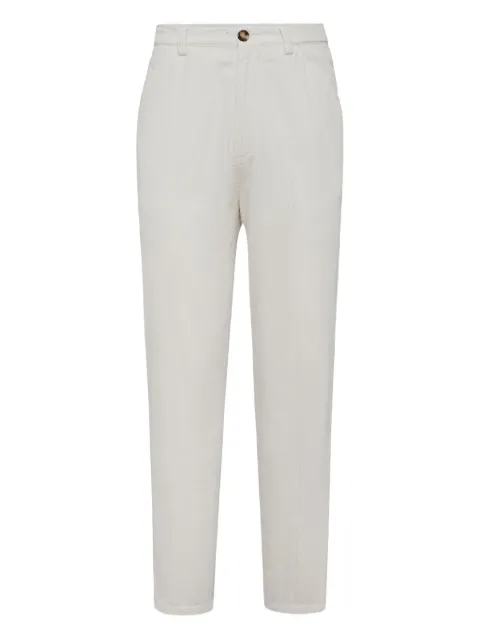 Brunello Cucinelli pleated tapered trousers