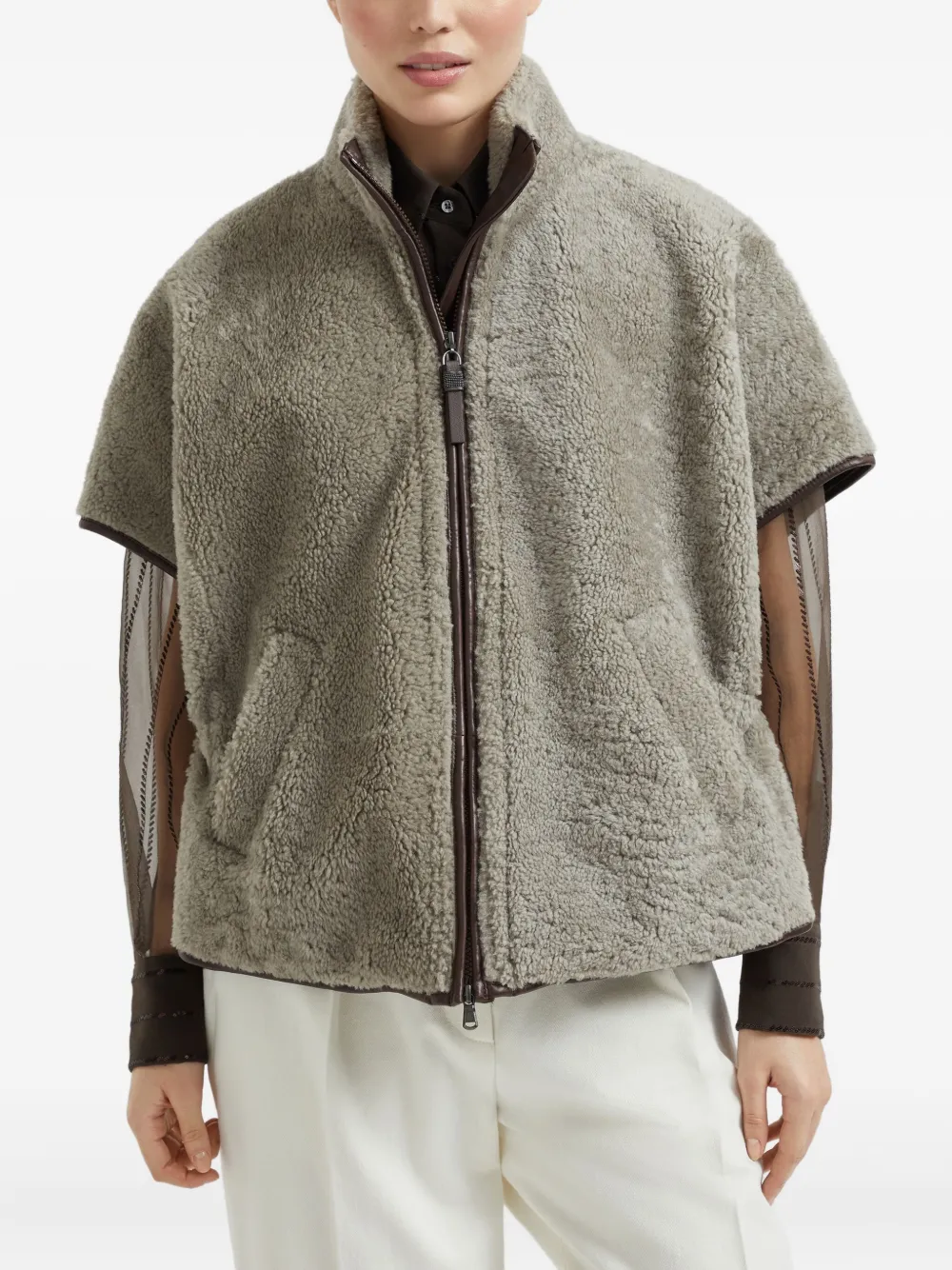 Brunello Cucinelli Lammy jack GREY