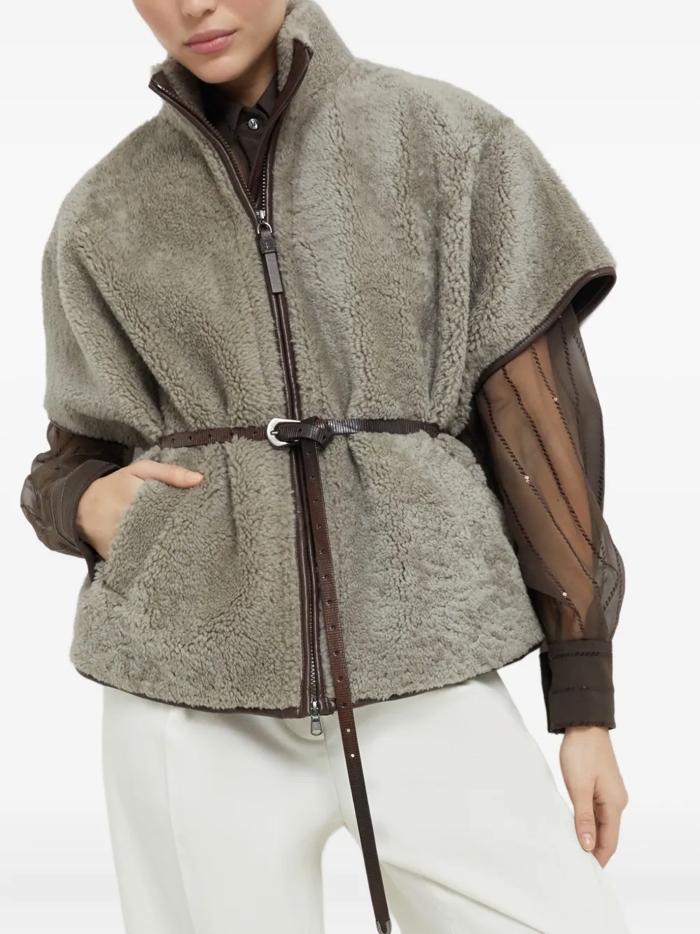 Brunello Cucinelli Lammy jack GREY