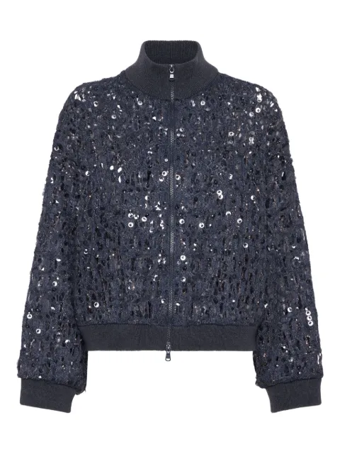 Brunello Cucinelli Dazzling vest met borduurwerk