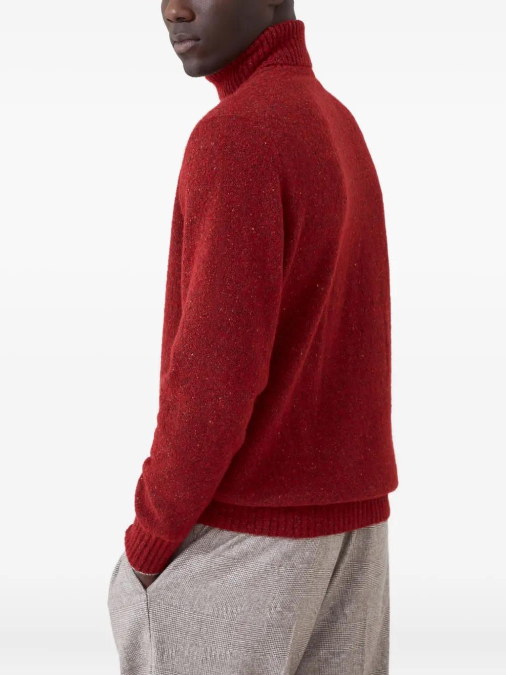 Brunello Cucinelli Knop trui Rood