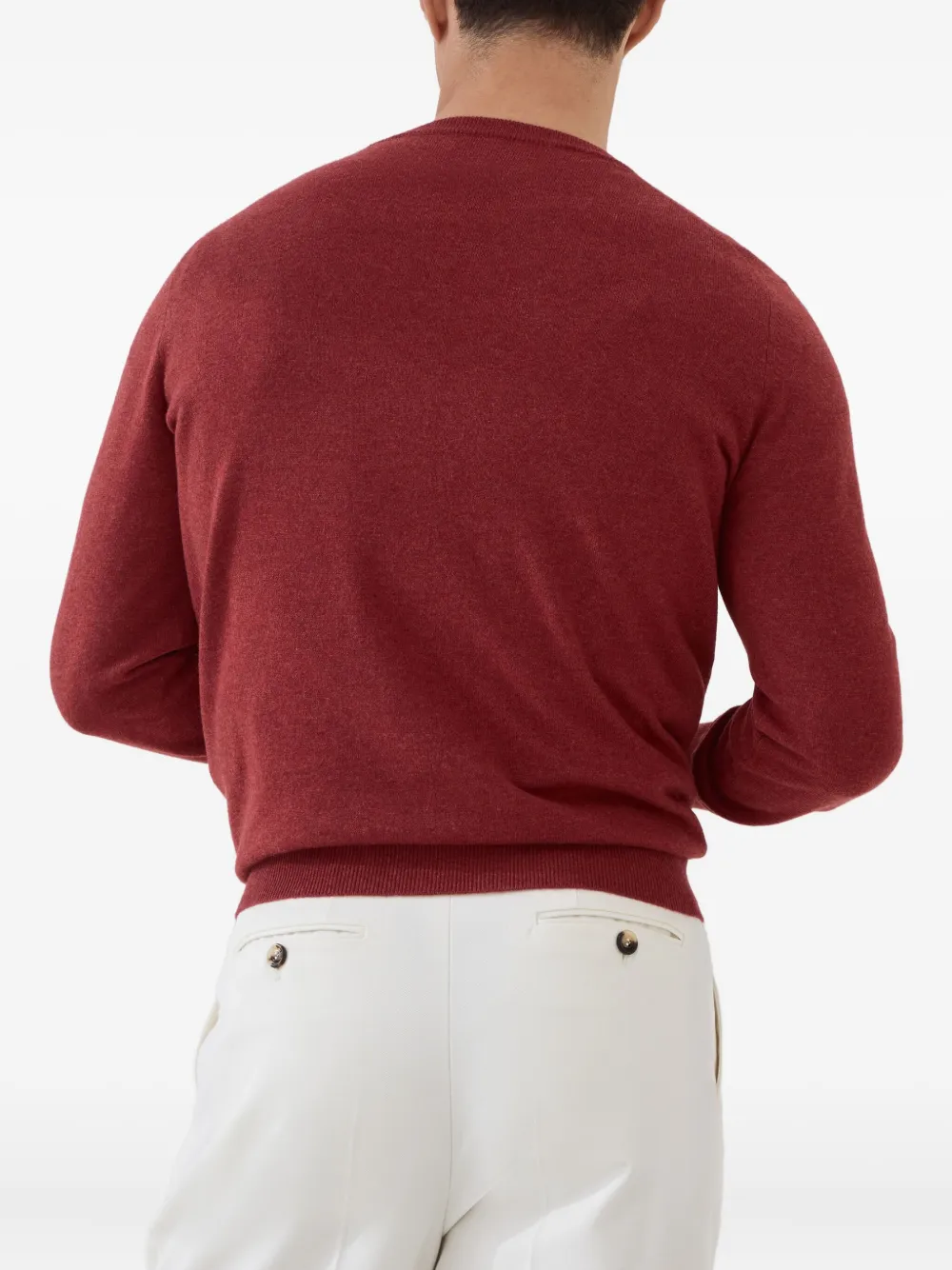 Brunello Cucinelli Kasjmier trui Rood
