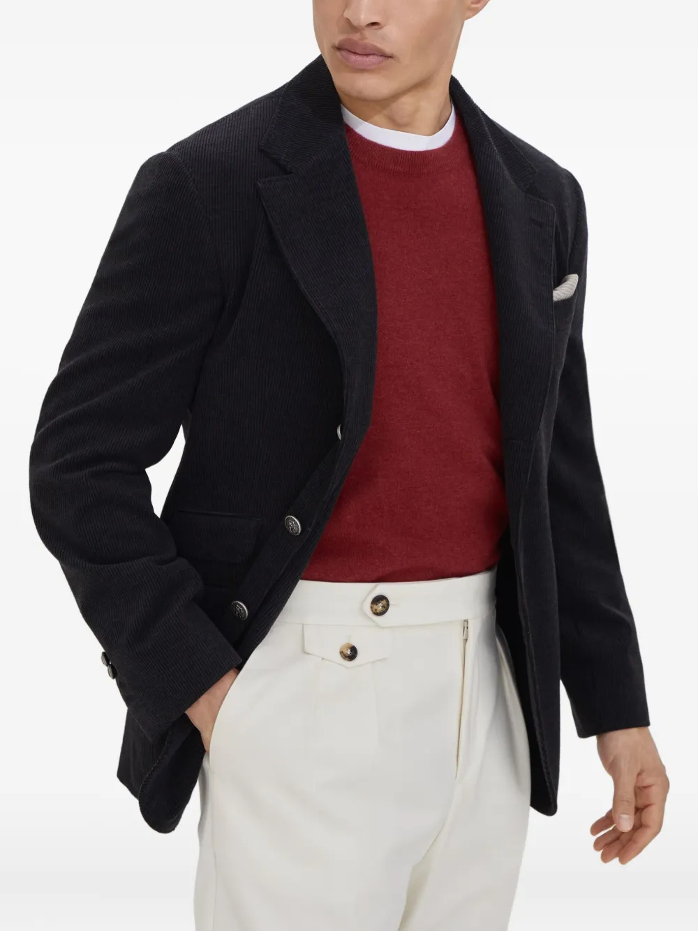 Brunello Cucinelli Kasjmier trui Rood