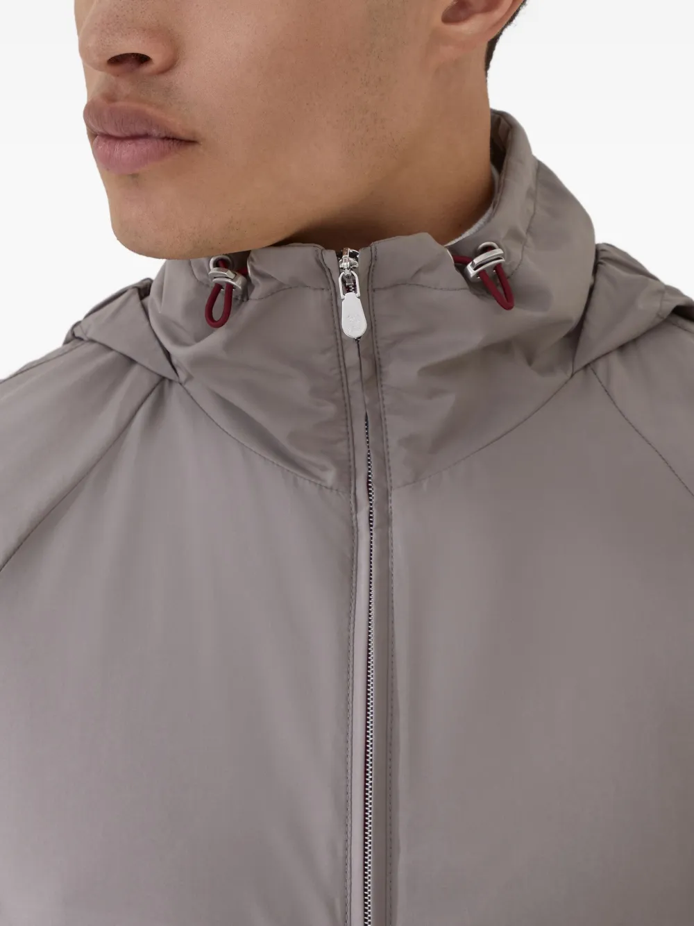 Brunello Cucinelli Jack met capuchon Grijs