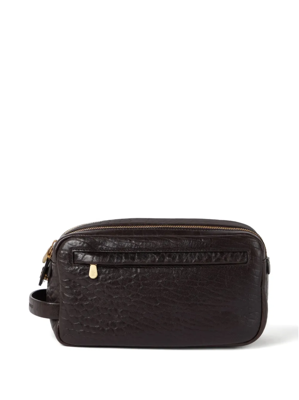 Brunello Cucinelli Leren toilettas - Bruin