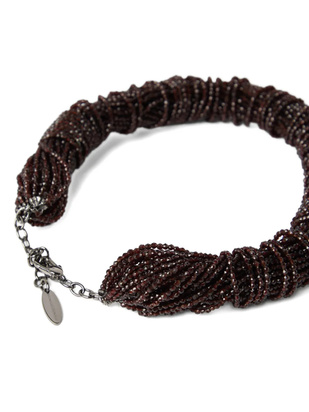 Brunello Cucinelli Vetro And Silver Choker