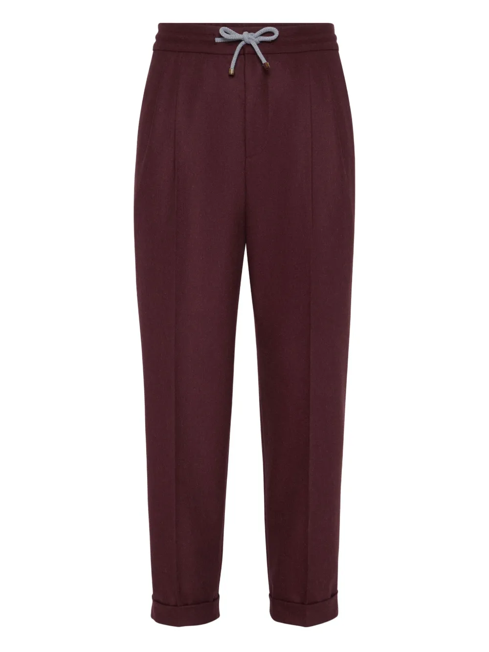 Brunello Cucinelli virgin-wool trousers | Red | Image 1