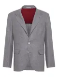 Brunello Cucinelli Flannel blazer - Grey