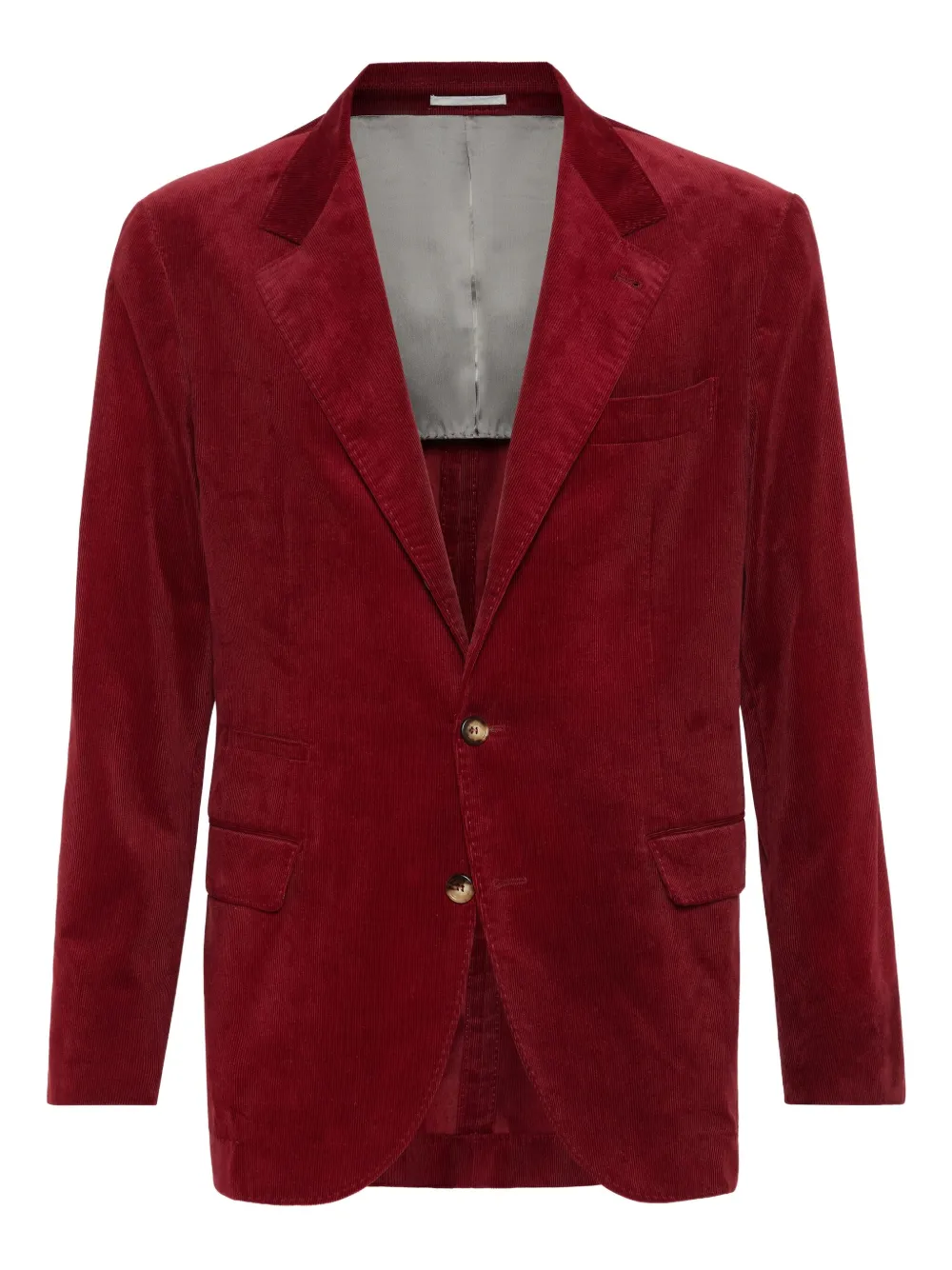 Brunello Cucinelli Fluwelen blazer Rood