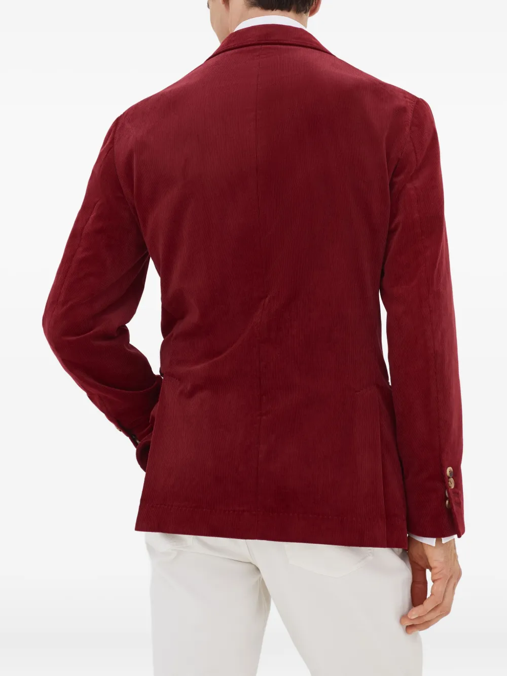 Brunello Cucinelli Fluwelen blazer Rood